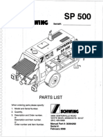 Spare Part List Sp500 (Motor Deutz)