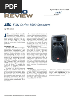 jbl eon 1500 parts