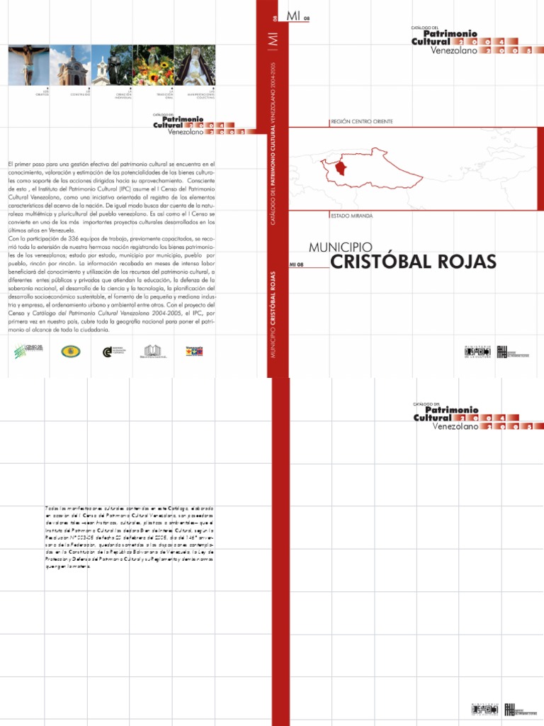 Municipio Cristóbal Rojas PDF Venezuela Patrimonio cultural