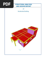 Structural Analysis and Design Report: of Residential Building