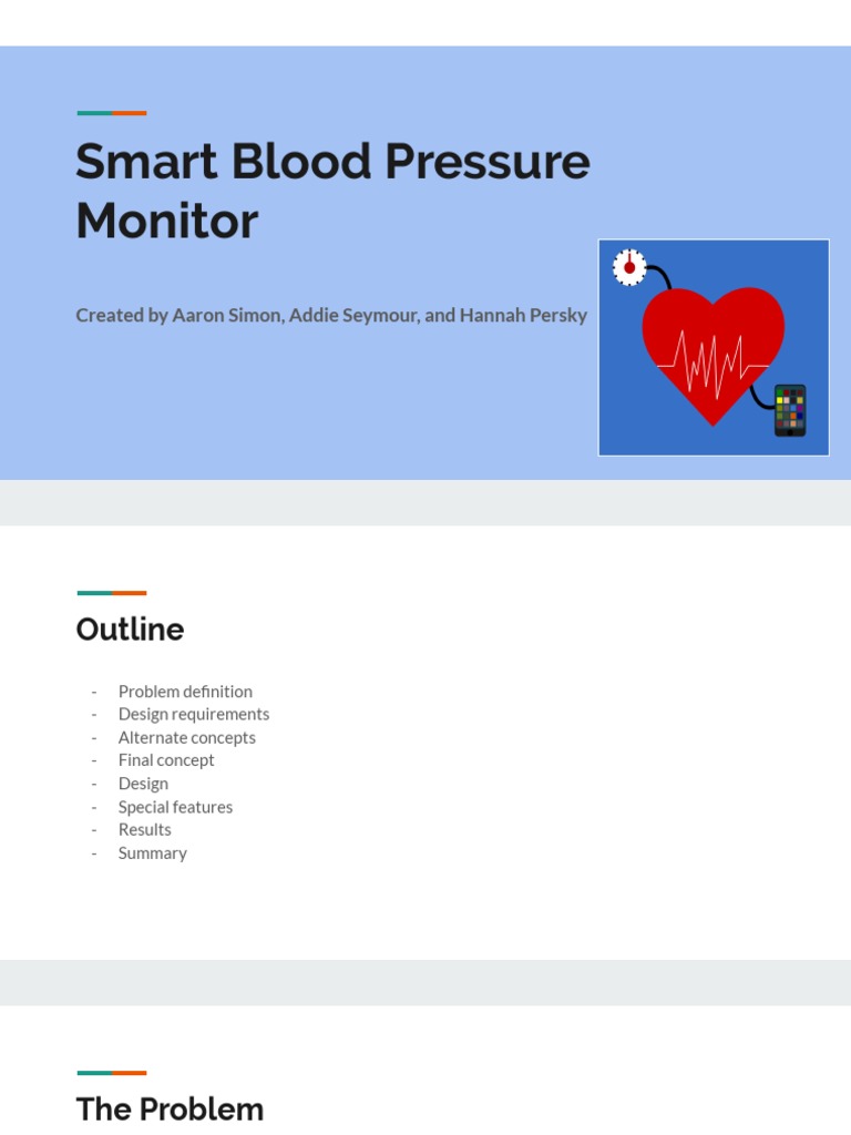 Blood Pressure Monitor-2 | PDF | Wearable Technology | Blood Pressure