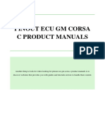 Pinout Ecu GM Corsa C Product Manuals