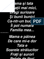 Mama Si Tata Si Fratii Mai Mici - Familia Mea