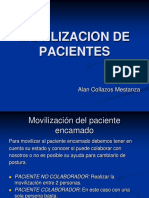 Movilización de pacientes encamados