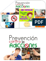 Pancarta Prevención Drogas y Alcohol