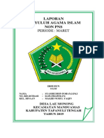 Cover LAPORAN PAI NON PNS SYAMRUDDIN POHAN