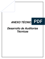 Anexo Técnico Desarrollo Auditorías Técnicas