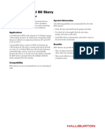 Bentonite Diesel Oil Slurry: Cementing