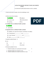 Formular Centralizator Pentru Instructorul de Parinti (Fcip)