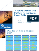 A Future Oriented Data Platform For The Electric Power Grids