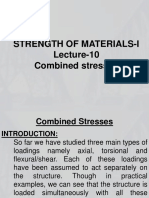 Strength of Materials-I Lecture-10 Combined Stresses