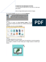 Los Pasos de Como Insertar Una Imágenes en Word