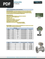 Flujometro Obinu Turbina Inoxidable