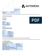 Stress Analysis Report: Project Info (Iproperties)