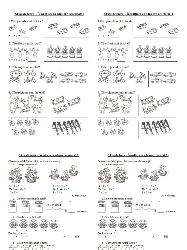 Fise Cu Inmultiri | PDF