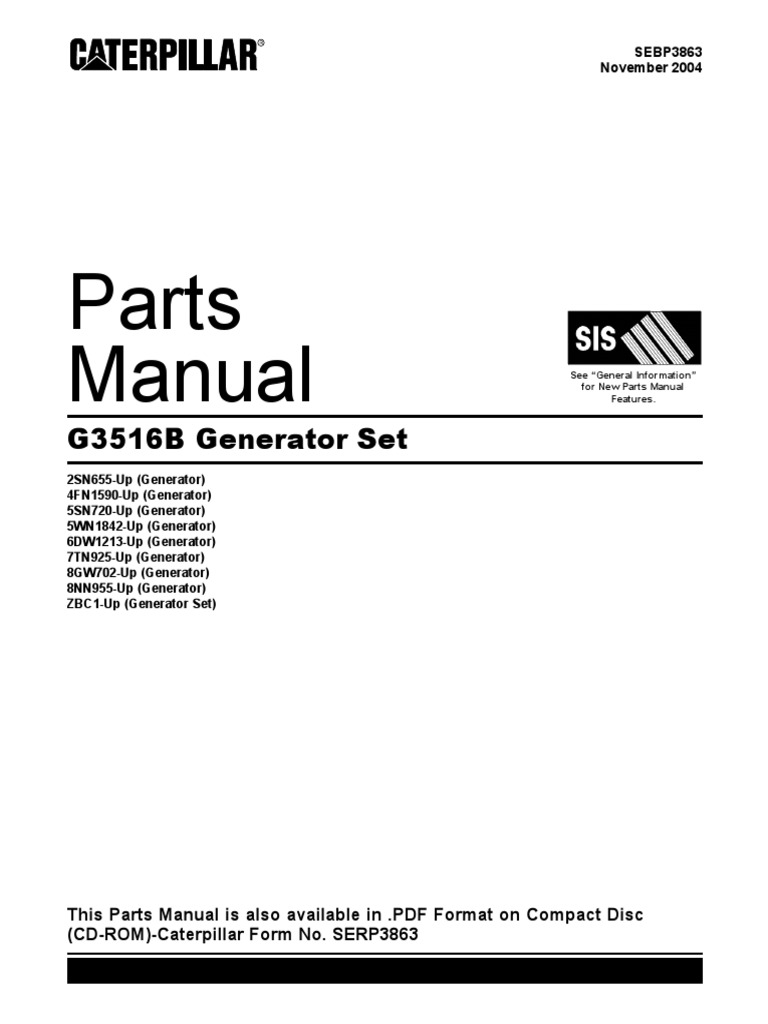 generadores caterpiller pdf science electronica