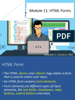 Module 11 - Inserting Forms