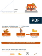 Aperçu Business Plan Restauration Rapide