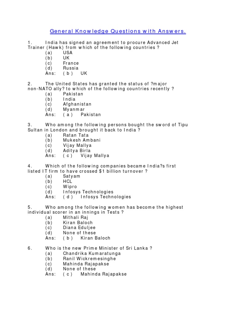 Quiz Questions And Answers In Malayalam Quiz