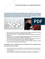 Lectura - Evaluaciones de Riesgo de Fraude