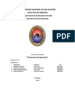 Proceso de Ejecución Trabajo