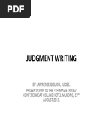 Judgment Writing (1) - 2 PDF