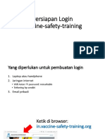 Persiapan Login Vaccine Safety Training