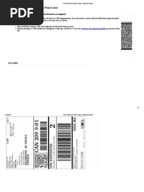 UPS Electronic Return Label_ View_Print Label, RMA 60030826