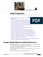 Sample Configurations: Example 1: Multiple Mode Firewall With Outside Access
