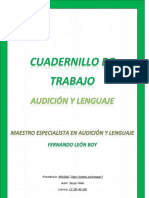 Cuaderno de Trabajo de Audicion y Lenguaje