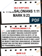 Tagalog Christian Sermon Outline