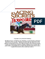 Racing Secrets Exposed-Backing Version