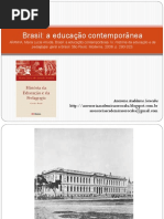 10-06-2019 - RESUMO- Brasil a Educaçao Contemporanea - Aranha