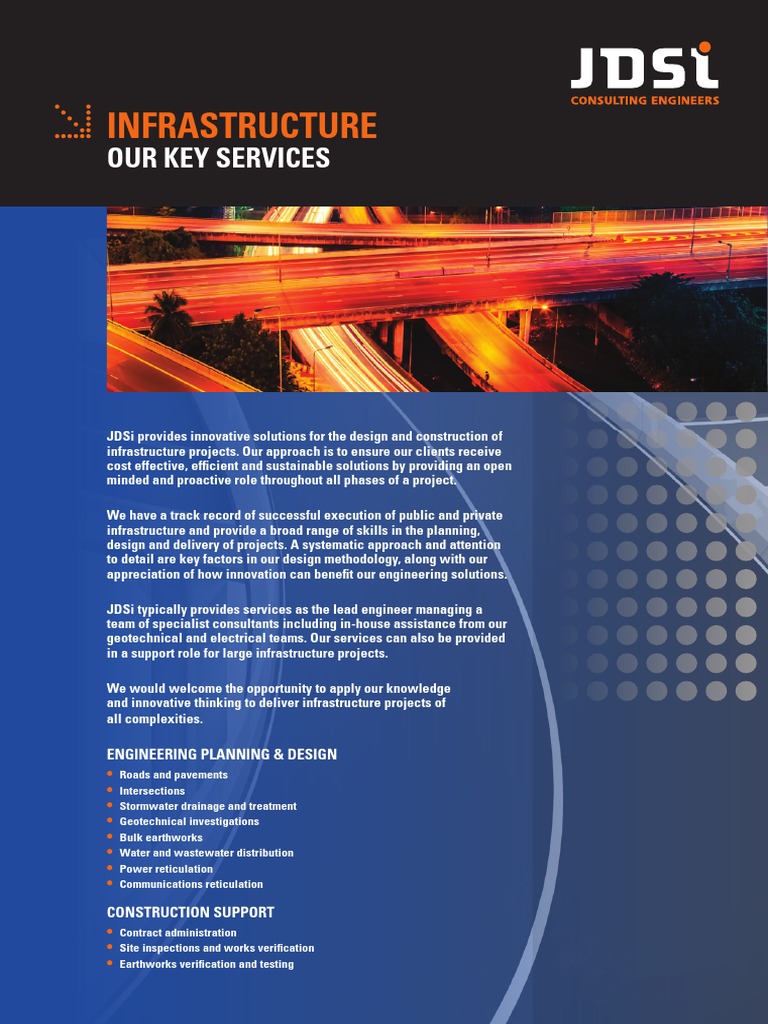 Comprehensive Infrastructure Solutions | PDF | Infrastructure | Stormwater