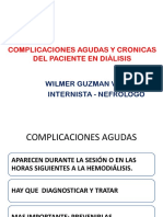 Complicaciones Agudas y Cronicas Del Paciente en Díalisis