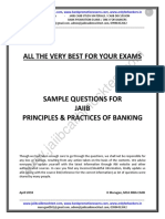 JAIIB PPB Sample Questions by Murugan-May 2018 Exams
