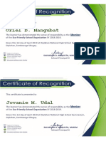 EcoFriendly Certificate