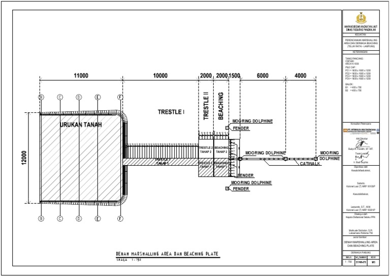 Beaching Plan for Piabung Dock | PDF