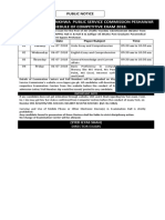 Khyber Pakhtunkhwa Public Service Commission Peshawar Schedule of Competitive Exam 2018. Icenotice