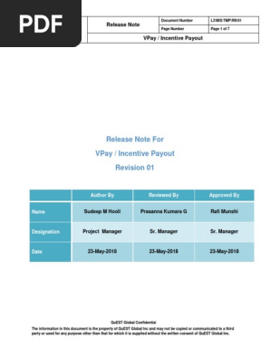 Release Note