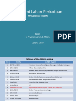 Ekonomi Lahan Perkotaan (Trisakti) 2019 Revisi