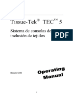 Manual Operativo Tissue-Tek Tec 5 (Es)