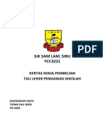 Kertas Kerja Pembelian Tali Leher