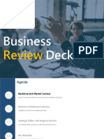 Business Review Deck - Business Review PPT Slide Designs Deck - SlideUpLift