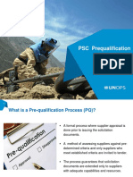 PSC Prequalification: Process Overview
