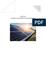 Lab Report 2 Solar Panel Location Orientation