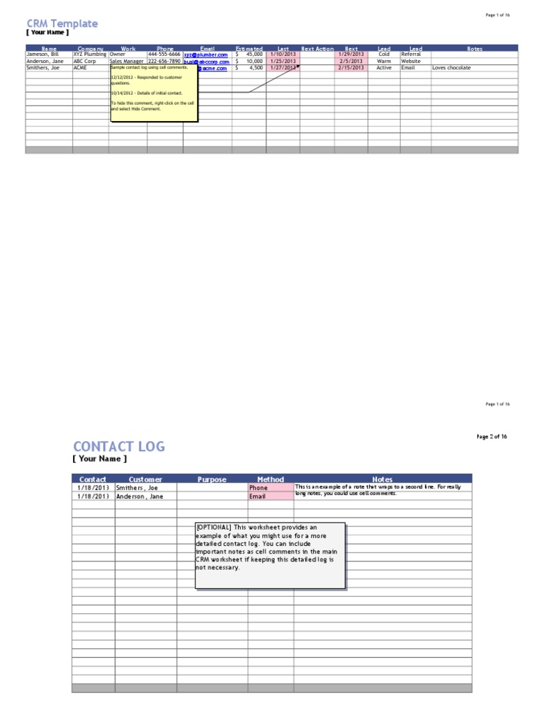 Crm Printable Custom Forms