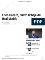 Eden Hazard, Nuevo Fichaje Del Real Madrid _ CNN