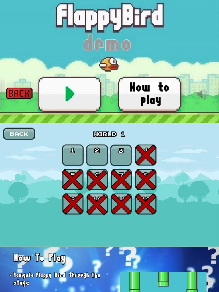 Flappy Bird Project Ver 1 | PDF