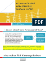 Tugas Manajemen Infrastruktur Transmisi Listrik